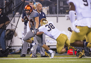Ben Lewis is the only Syracuse receiver with multiple receptions in each of the Orange's first four games.