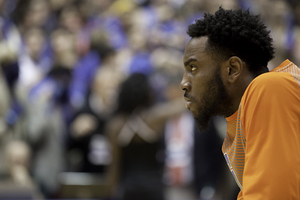 Rakeem Christmas will hope to finish his Carrier Dome career without fouling out against No. 2 Virginia, something he's done in the past two games.