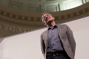Andreas Weigend, former chief scientist at Amazon and data expert, delivered his lecture titled, “We Are Our Data: Harnessing the Power of Social Data” Tuesday night in Hendricks Chapel to a crowd of about 130 members of the SU community. 