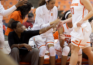 Kelly Gibson is Syracuse's recruiting coordinator and has played a significant role in shaping Syracuse’s team, which will start the ACC tournament on Thursday morning. Fifteen years after winning a WNBA title, the fourth-year assistant coach passes on what she learned to the Orange’s current squad.