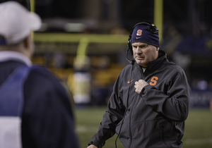 Head coach Scott Shafer, and other members of SU Athletics, declared the No. 44 