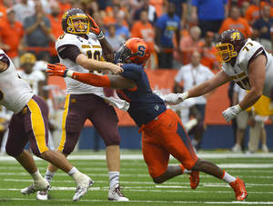 Ron Thompson has been a prolific athlete for Syracuse and is continuing to improve in 2015. 