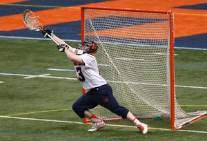 Evan Molloy has solidified his starting spot in goal for Syracuse after the Orange's ACC tournament run. He and SU play Colgate on Saturday. 