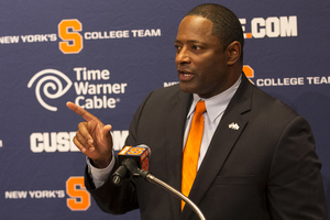 Dino Babers addressed the media for the first time during the season. He discussed Colgate, James Pierre and more on Monday. 
