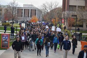 Some in the SU community have called on the university to be made a sanctuary campus. Last month, hundreds marched in support of the movement.