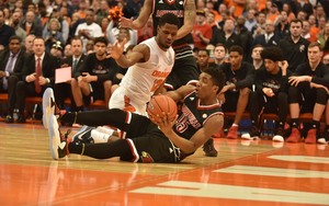 Donovan Mitchell and the Cardinals beat Syracuse in the Carrier Dome earlier this season.