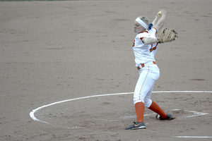 Sydney O'Hara used to start games but comes on now primarily as a reliever. She holds the SU record for saves with nine.
