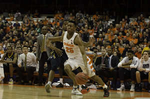 Tyus Battle (pictured) and Andrew White combined to lift most of Syracuse's offense. 