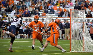 Staats puts one in the back of the net. He was playing his final regular-season game in the Dome. 