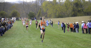 The men's cross country team finished first in the ACC championships in late October. Martin Hehir (pictured) has now broken three school records. 